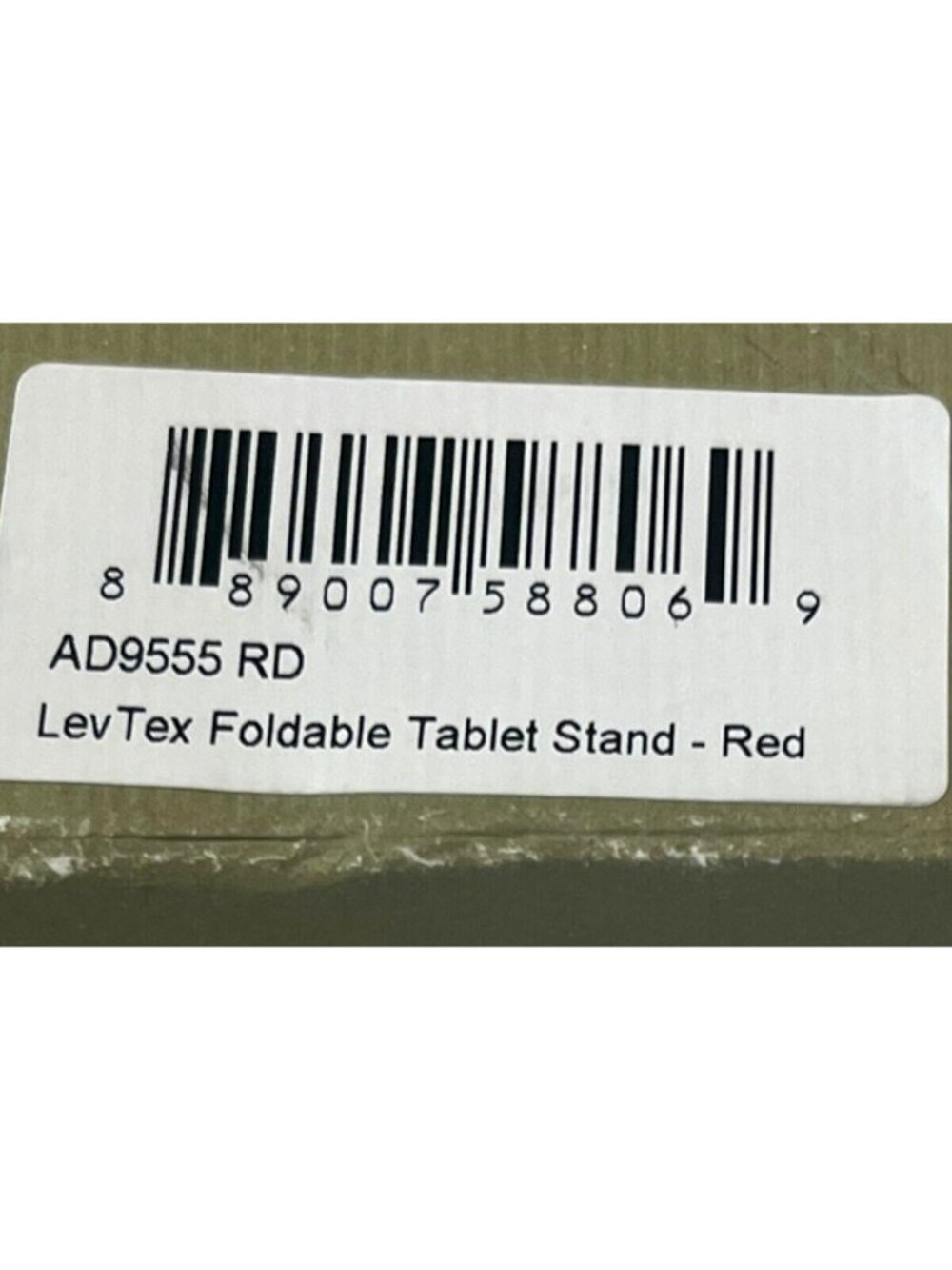 LEVENGER Lex Tex Foldable Tablet Stand - Red - NEW - Picture 5 of 6